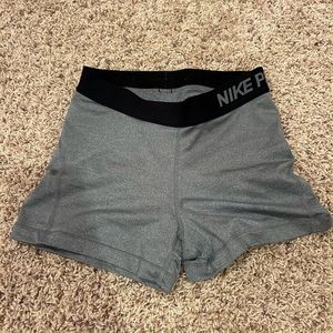 Grey Nike Pro Spandex Sz S Old Waistband
